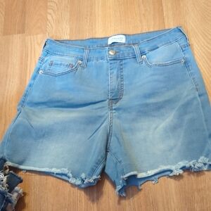Crown & Ivy Light Blue Jean Shorts